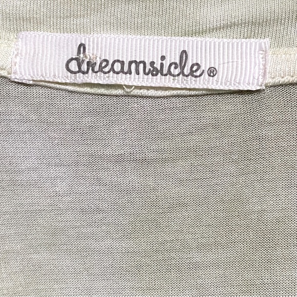 Dreamsicle Raglan Long Sleeved Pastel Crop Top M - Picture 2 of 5